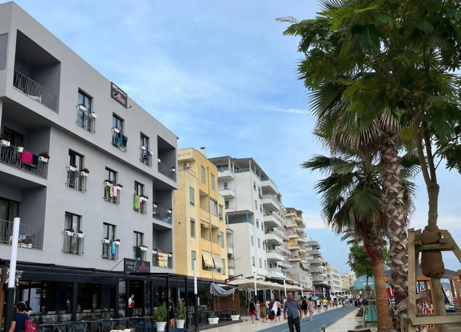 公寓 Sun, Sea And Serenity - Beachfront Apt With Sunset Views And Soothing Waves Durrës